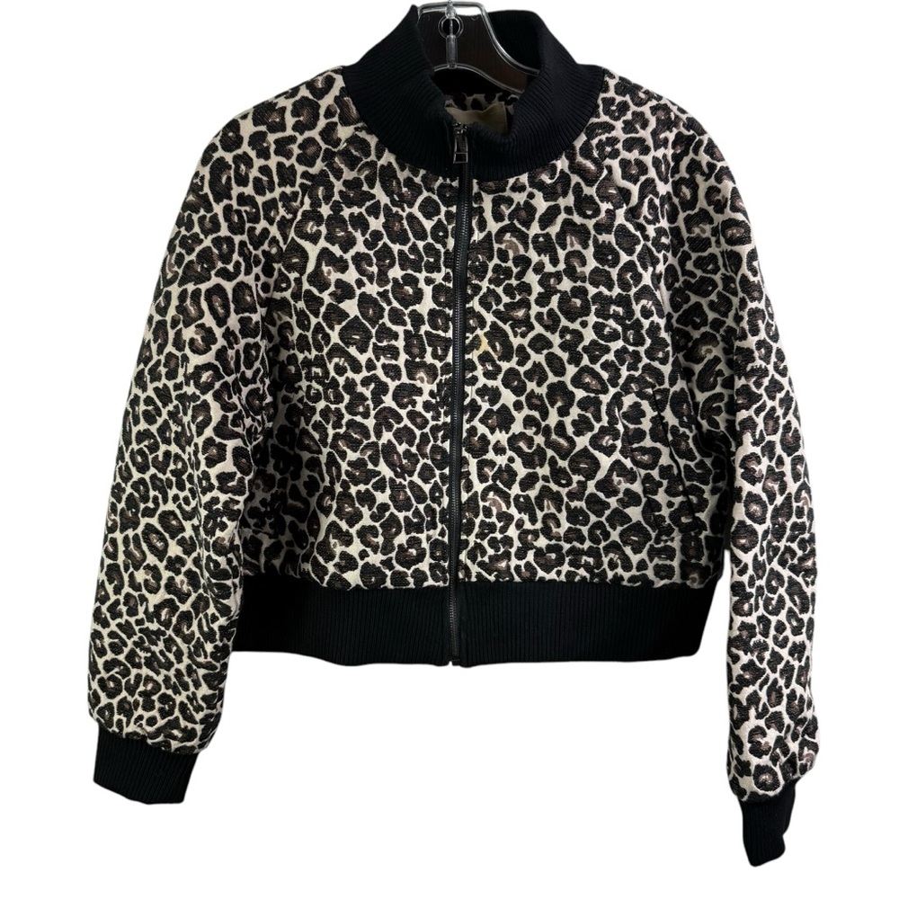 The Korner Bomber Leopard Jacket